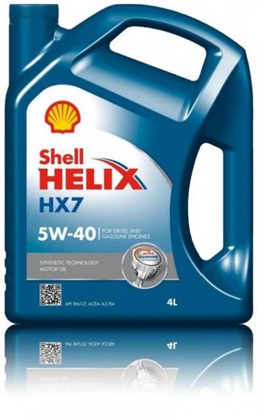 SHELL HELIX HX7 5W-40, 4L