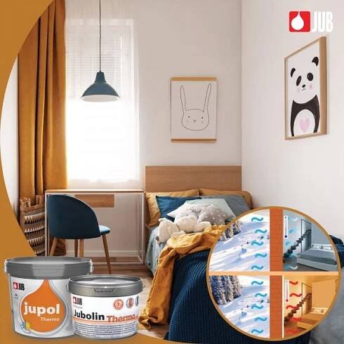 Tepelně izolační malířská barva JUPOL THERMO - 5 L - bílý 