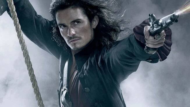Orlando Bloom jako Will Turner v sérii Piráti z Karibiku