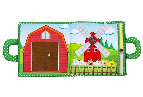 Interaktivní dětská knížka Quiet Book Piqipi | Nejbaby.cz