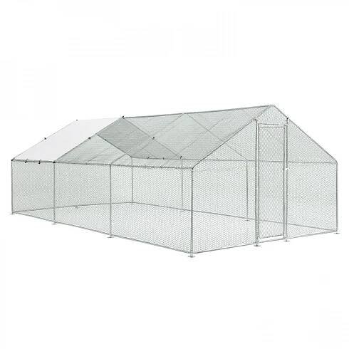 Venkovní výběh pro drůbež se stínicí střechou | 300 x 600 x 200 cm | Goleto.cz