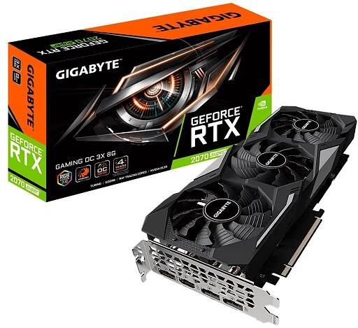 GIGABYTE GeForce RTX 2070 SUPER GAMING OC 3X 8G