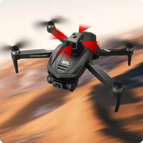 DRON S WIFI KAMEROU 5G GPS HRAČKA NA DIAĽKOVÉ OVLÁDANIE APLIKÁCIA DOSAH 3000 M Obsahuje batérie áno