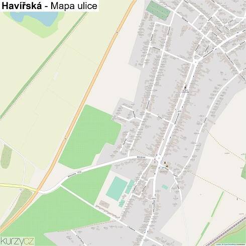 Havířská - mapy | Kurzy.cz