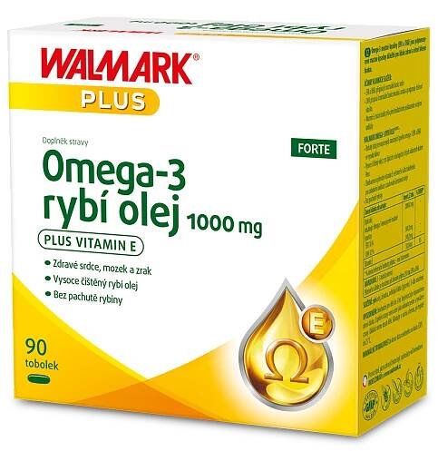Walmark Omega-3 rybí olej Forte 1000 mg 90 tobolek