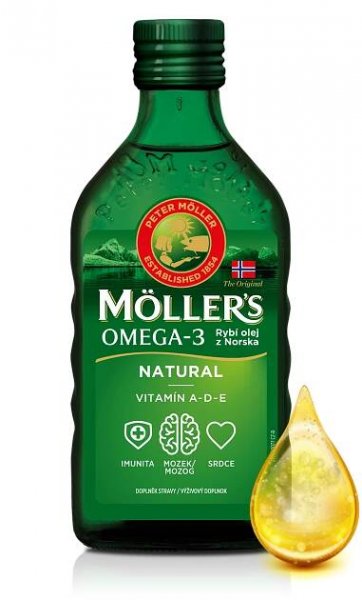 Mollers Omega 3 Natur olej 250 ml