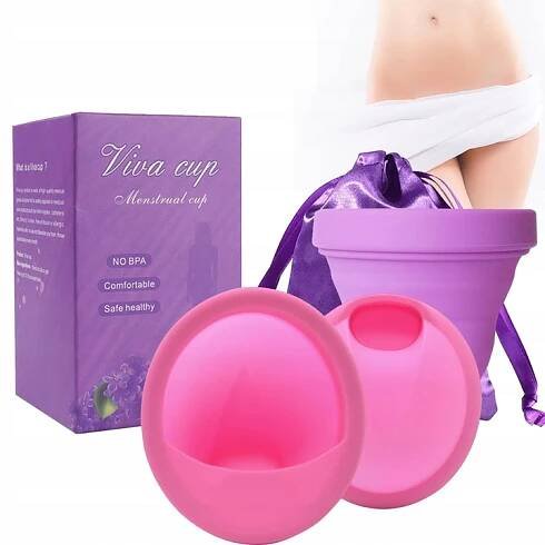 Jemný menstruační disk 2x Menstruační kroužky S+L