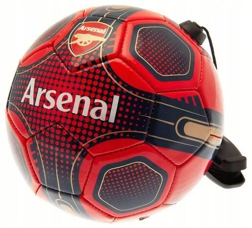 Tréninkový dovednostní míč Arsenal FC, červený, vel 2