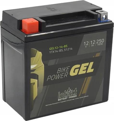 Baterie INTACT GEL12-14-BS 12Ah 250A YTX14-BS