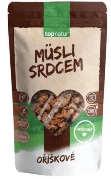Topnatur Müsli srdcem 350g oříškové