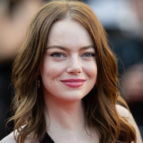 Emma Stone Is Back to Super Dark Brunette — See the Photos