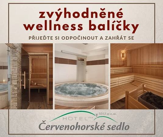 Výhodný wellness balíček pro veřejnost | Novinky hotelu Červenohorské sedlo, Jeseníky | Hotelchs.cz