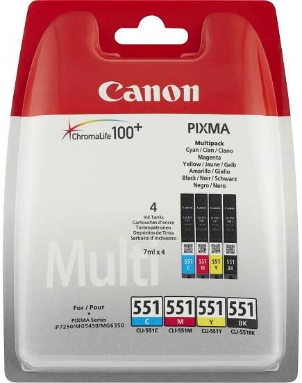 Canon CLI-551 C/M/Y/BK Multi Pack