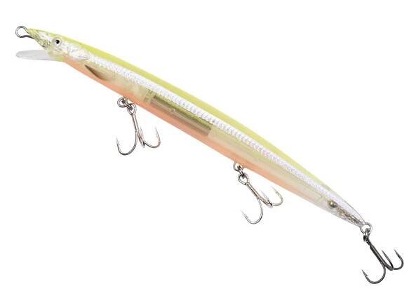 Obrázek k výrobku 68074 - SAVAGE GEAR Wobler Sandeel Jerk Minnow SS 14.5 cm 14 g - Zbarvení: Lemon Back