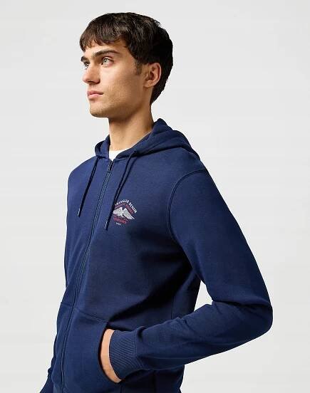 Wrangler GRAPHIC ZIP HOODIE XXL Pánská rozepínací mikina Počet kapes 2