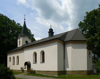 Mariánská hora - Poutní kostel Narození Panny Marie - poutní místo - Horní Čermná