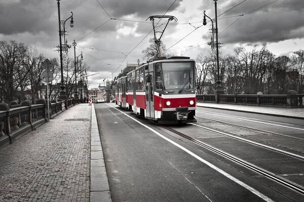 Tramvaj — Stock obrázek
