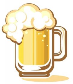 Sklo na pivo — Stock obrázek