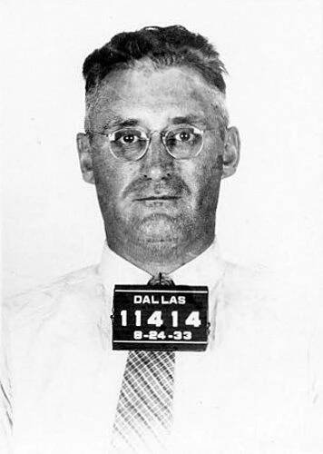 Harvey Bailey Mugshot, 1933.