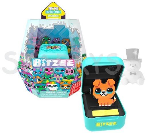 Spin Master BITZEE interaktivní digitální zvířátka tyrkysové | Sparkys
