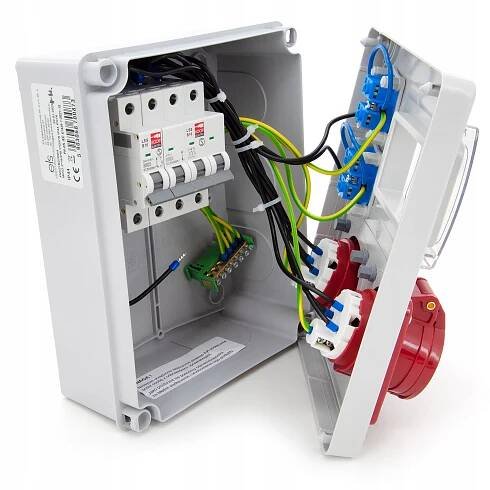 STAVEBNÍ ROZVADĚČ 2*16A/4P 2*230V ZABEZPEČENÍ B16 IP44 za 1046.00CZK - Allegro