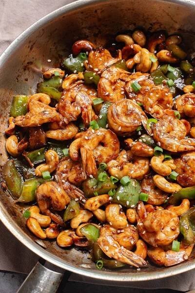 Easy Kung Pao Shrimp with Cashews - Manila Spoon