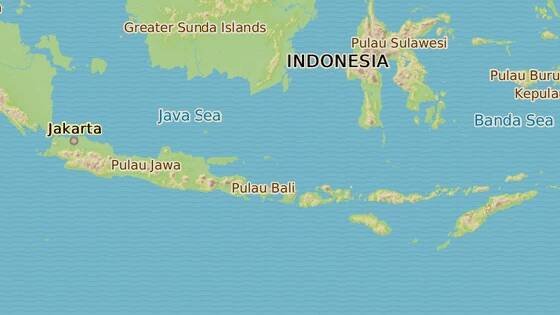 Sopka Agung na ostrově Bali.
