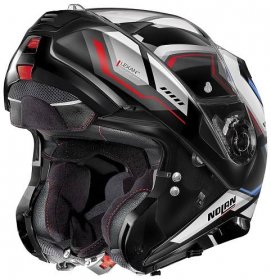 Moto helma Nolan N100-5 Upwind Glossy Black N-Com 63