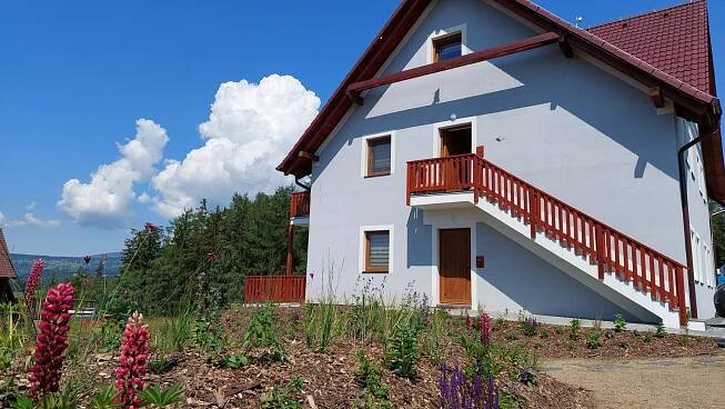 Ubytování v apartmá Pod Smrčinou, Hrubý Jeseník, Václavov u Bruntálu, Horní Václavov, Horský apartmán Pod Smrčinou Jeseníky
