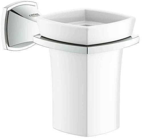 Grohe Grandera Držák s keramickým pohárkem G40626000