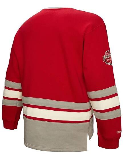 Detroit Red Wings pánská mikina Heritage Lace-Up Crew Vintage Logo - FAN-store.cz