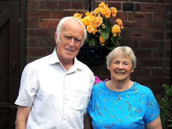 At Iris & Bob's Aug 2018 - Rita and Norris Kenwright