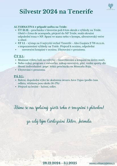 ITINERÁŘ POBYTŮ (2)