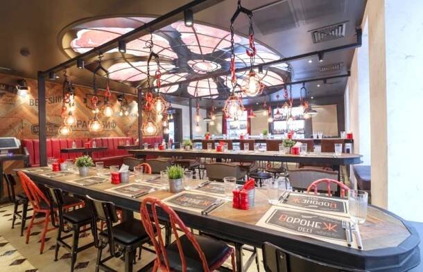 VORONEZH, A BUTCHER’S SHOP AND RESTAURANT IN MOSCOW