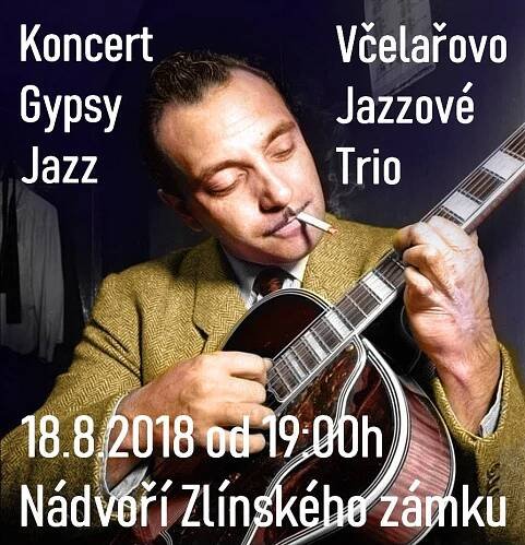 Gipsy jazz Honzy Včelaře na zlínském zámku