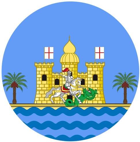 File:Badge of British Madras (Presidency of Fort St. George).png
