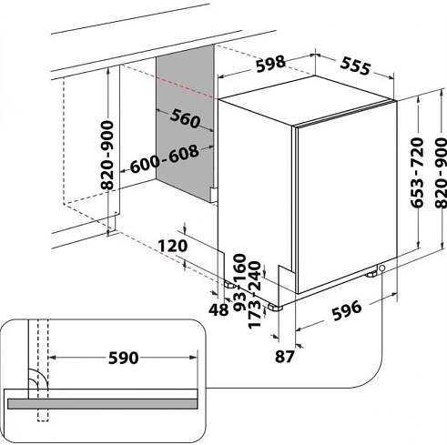 Whirlpool WIO 3O540 PELG