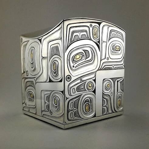 Master of the Black Field - bentwood box
