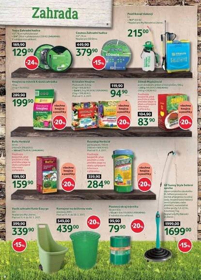 Tesco zahradní nábytek, grily, technika Tesco strana 8