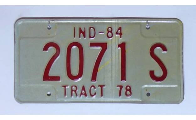 Americká SPZ Indiana