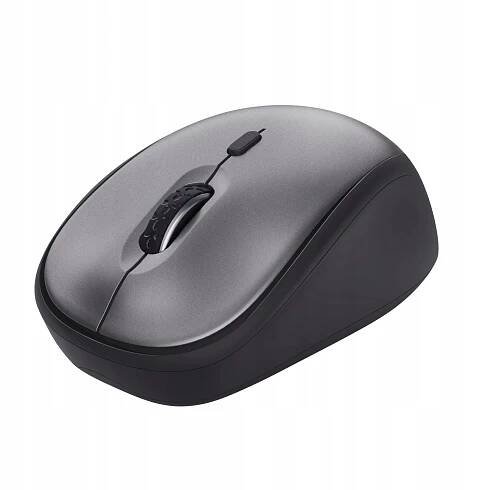 Trust YUKI SILENT Ergonomická Bezdrátová myš USB 1600dpi tichá šedá Kód výrobce 25335