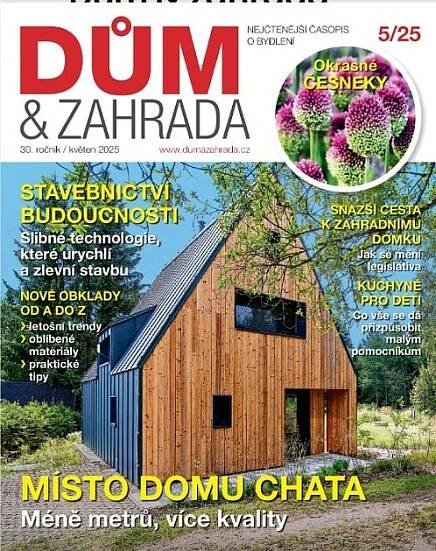 Jednou z cen je profesionální nafocení a uveřejnění fotografie vaší chalupy či chaty na titulní straně časopisu Dům a zahrada.