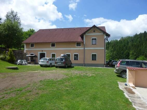 Adršpach s malou turistkou - Moje dovolená