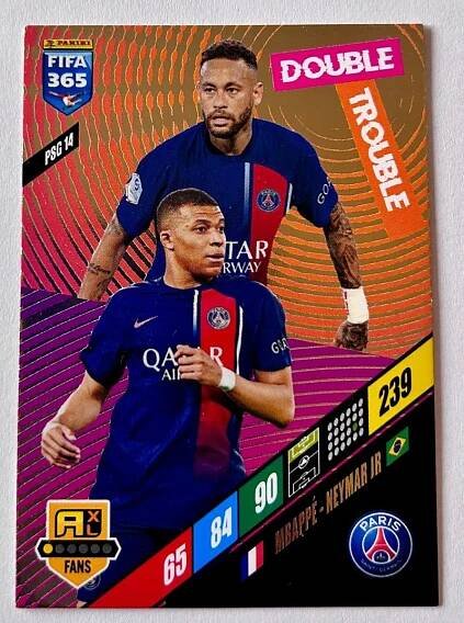 Hráčí Paris Saint-Germain FC-Kylian Mbappé,Neymar - Sportovní sbírky