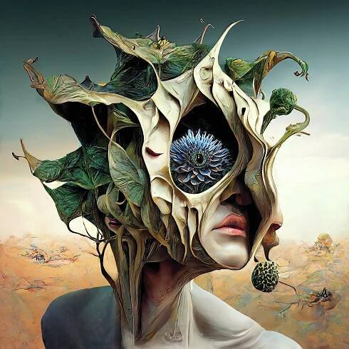 Plakát The Flower girl surrealism