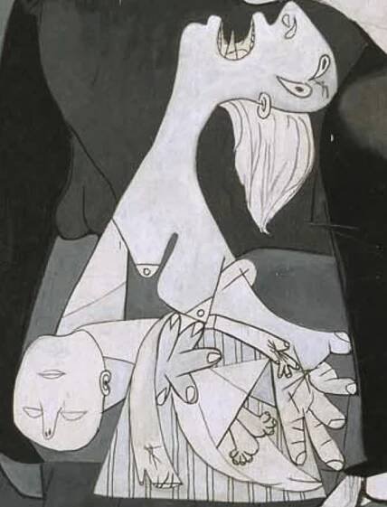 Traveling steps Guernica