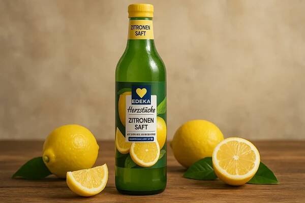 Edeka 100% citrónová šťáva 750 ml
