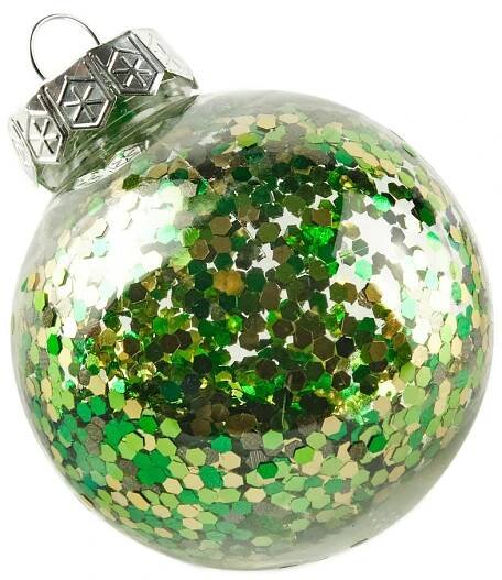 Sada vánočních ozdob 25 ks, průměr 7 cm, tmavě zelená | Ozdoby na vánoční stromeček | DECOLED