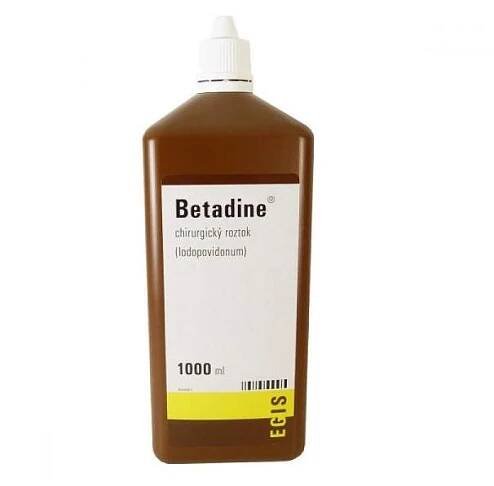BETADINE 75MG/ML kožní podání roztok 1000ML - skladem