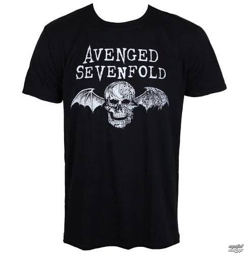 Triďż˝ko metal pďż˝nskďż˝ Avenged Sevenfold - DEATH BAT LOGO - PLASTIC HEAD - RTAVS006